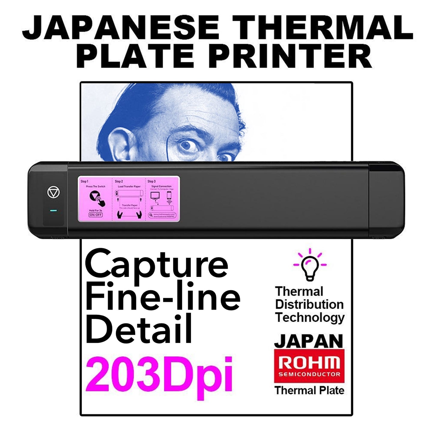 Ozer Quick Stencil Direct Thermal Printer
