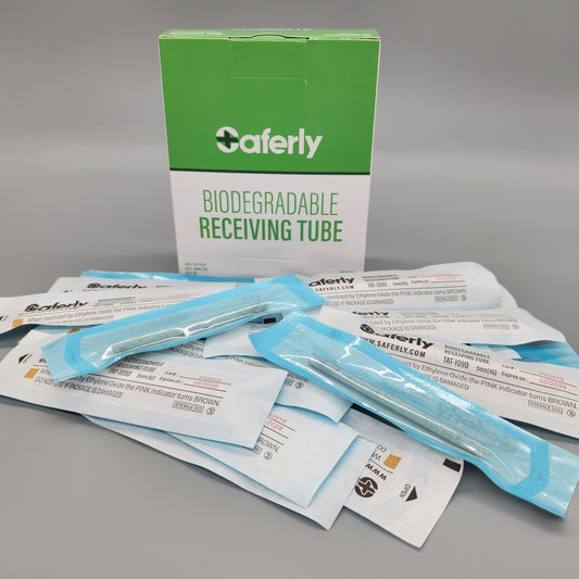 Saferly Biodegradable Receiving Tubes