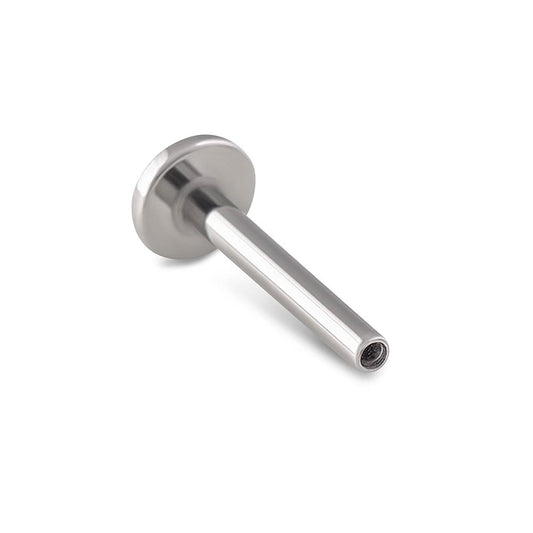 Tilum Internally Threaded Titanium Labret Post with Titanium Ball