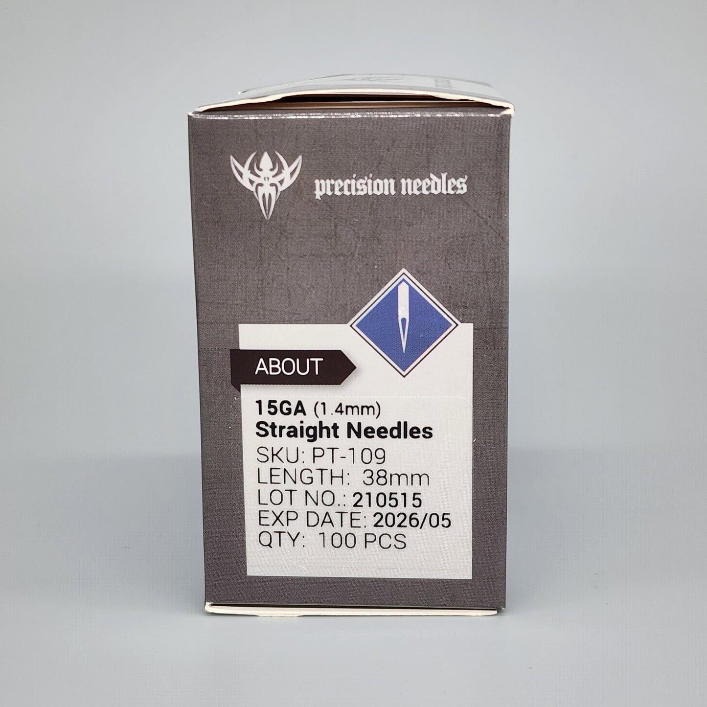 Precision Pre-Sterilized 1.5" Body Piercing Needles