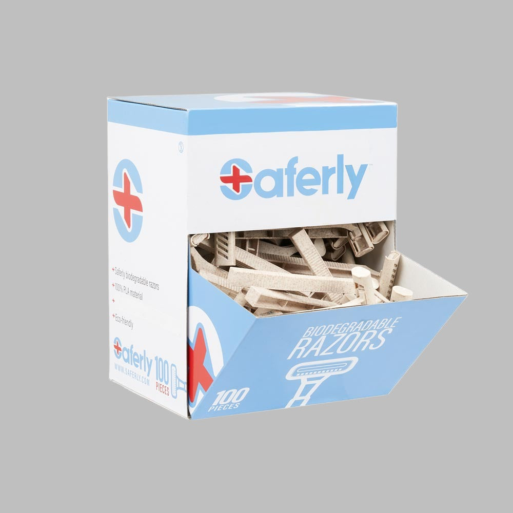 Saferly Biodegradable Skin Prep Razors